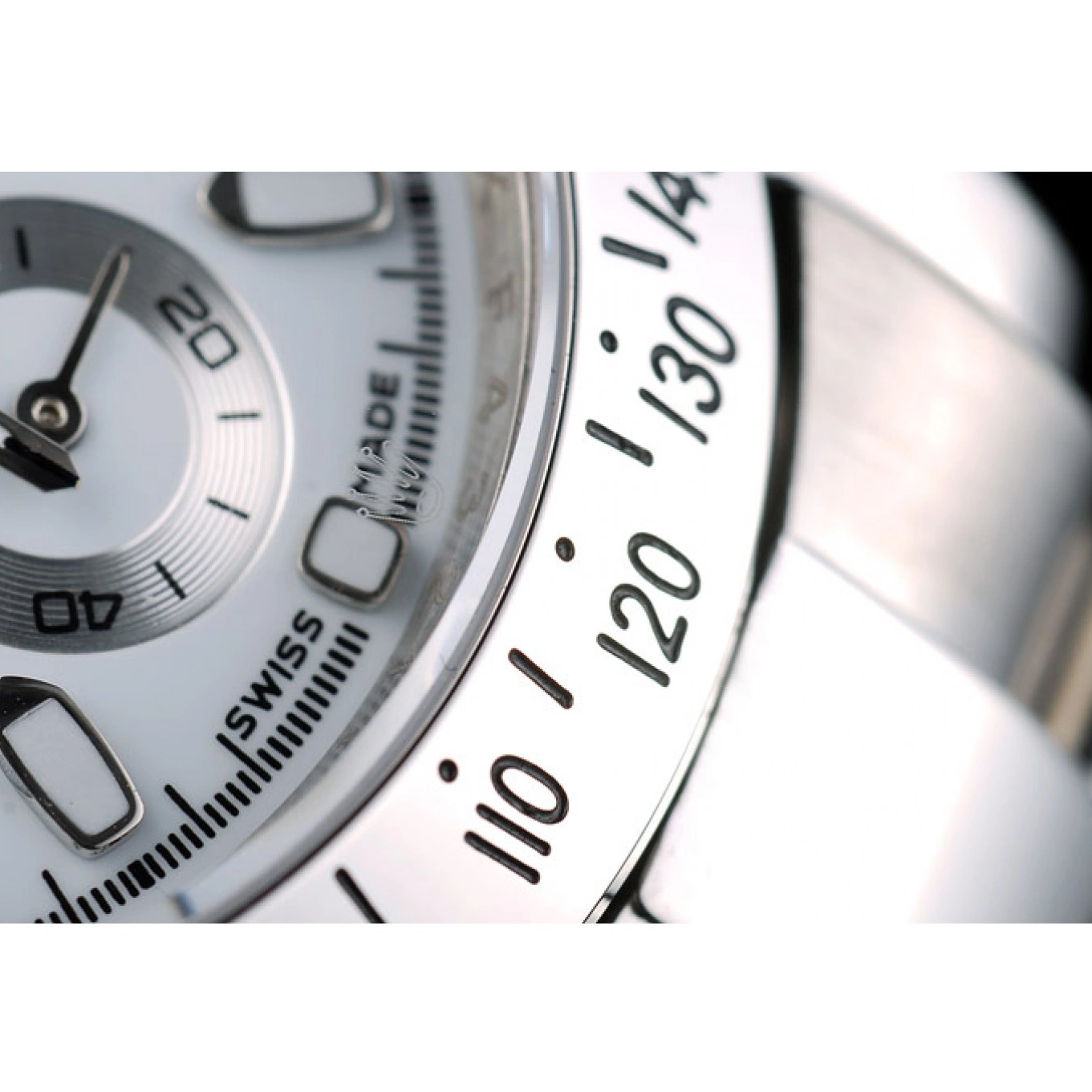 AAA Replica Watches Case Stainless Tachymeter Lady Rolex Steel Dial White Daytona 0821